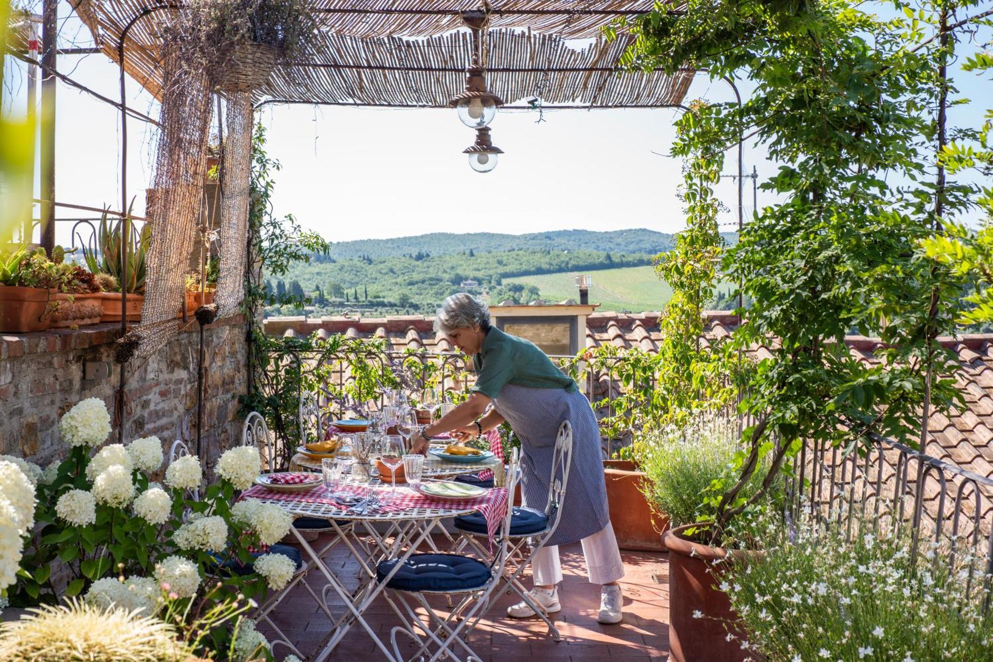 Le Terrazze Del Chianti B&B Residenza D'Epoca E Di Charme San Donato in Poggio Eksteriør billede