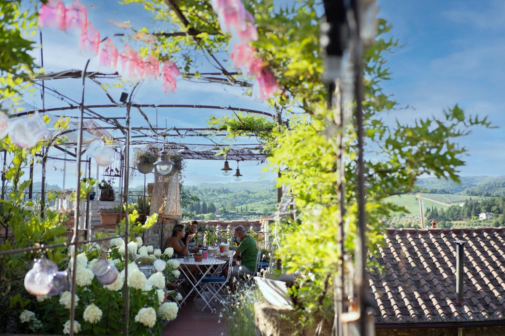 Le Terrazze Del Chianti B&B Residenza D'Epoca E Di Charme San Donato in Poggio Eksteriør billede